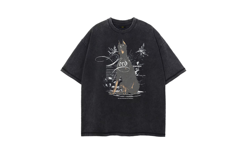 DOBERMAN SCRIPT TEE