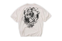 Nord Hidden Hills Tee in Chalk White - oversized heavyweight tee with reaper graphic and Nord wordmark